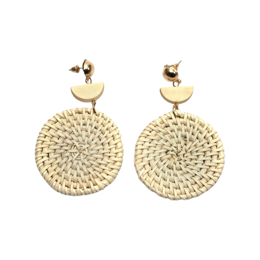 Circle Drop Earrings